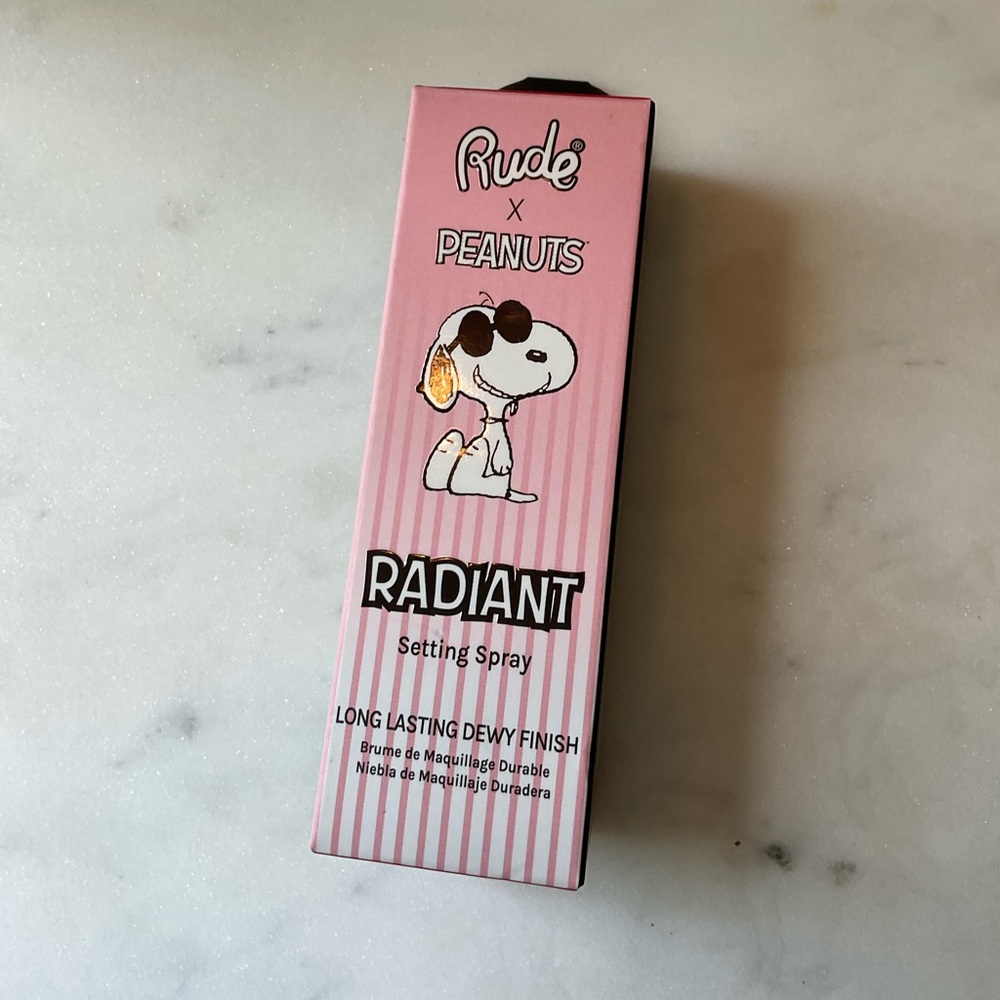 Rude Cosmetics x Peanuts Setting Spray